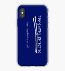 Timey-Wimey Detector. It goes ding when there's stuff. iPhone Case