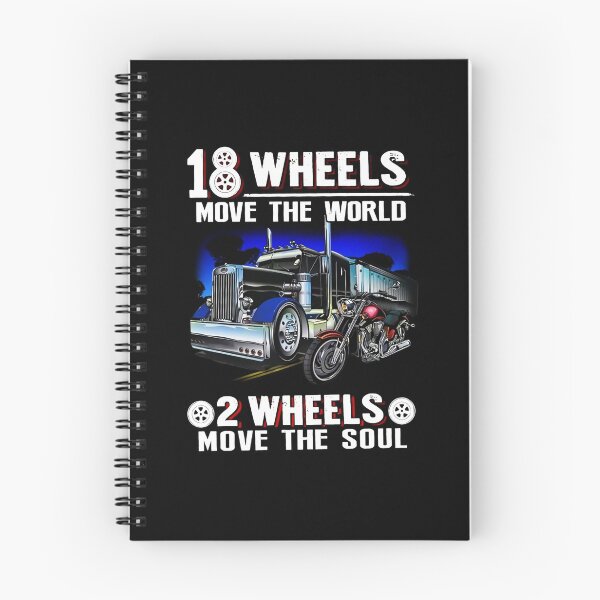 Item preview, 18 wheels MOVE THE WORLD 2 wheels move the soul designed and sold by RadialTee.