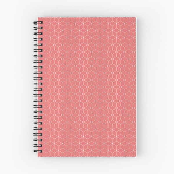 Item preview, Sashiko stitching Coral/Peach pattern 1 designed and sold by Printables Passions.