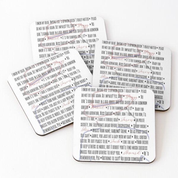 Item preview, Agent Carter Quotes designed and sold by ArtworkBySarahN.