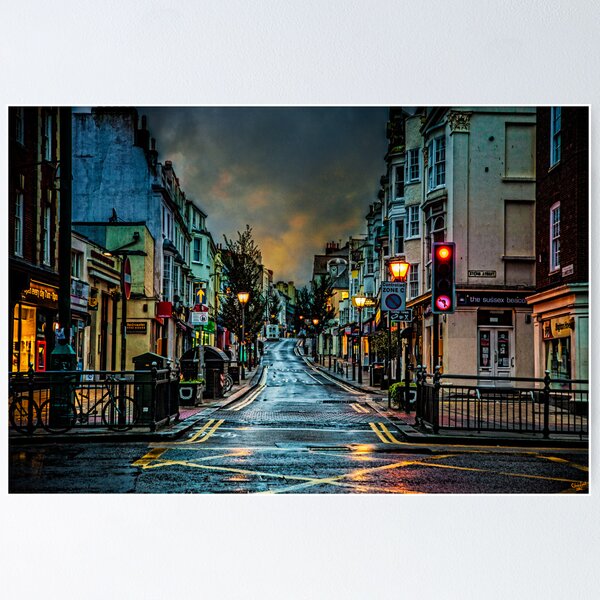 Item preview, Wet Morning in Kemp Town designed and sold by Chris Lord's Pixielated Pixels.