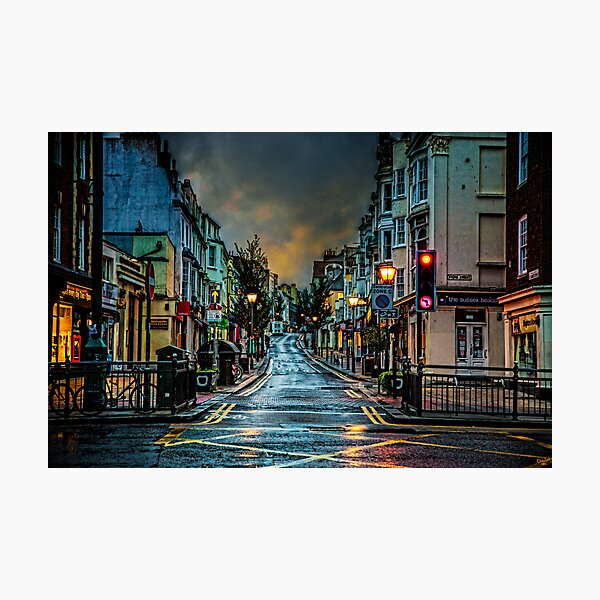 Item preview, Wet Morning in Kemp Town designed and sold by Chris Lord's Pixielated Pixels.