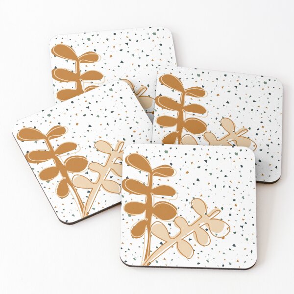Item preview, Terrazzo Leaves Pattern 1 designed and sold by MySmugMugs.