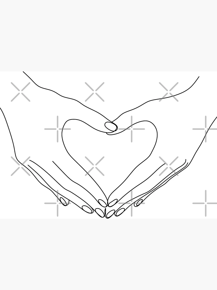 Love Couple Holding Hands Red Hearts Valentines Day Love Heart Drawing Art  Love Couple Romantic Line Art Drawings Aesthetic Lineart Flowers Minimalist