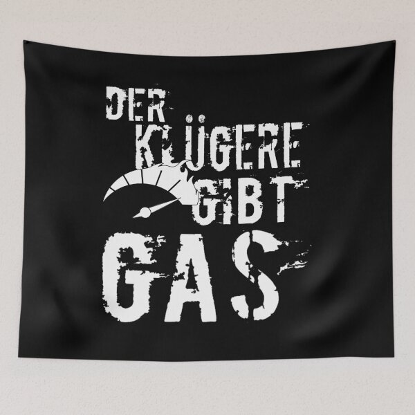 Artikelvorschau, Der Klügere gibt Gas - Tuning Auto entworfen und verkauft von m-huppmann.
