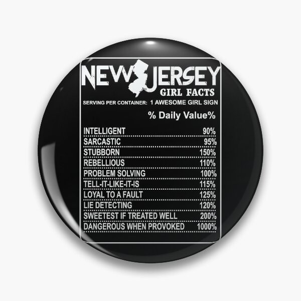 Item preview, New Jersey Girls Born in NJ Facts product designed and sold by kayelex.