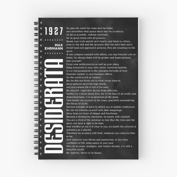 Item preview, Desiderata, Max Ehrmann - Typography Print 12 - Literary Poster designed and sold by Studio Grafiikka.