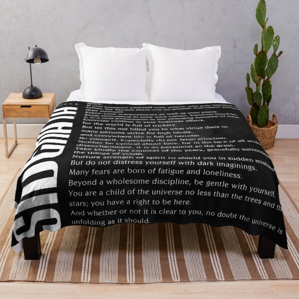 Item preview, Desiderata, Max Ehrmann - Typography Print 12 - Literary Poster designed and sold by Studio Grafiikka.