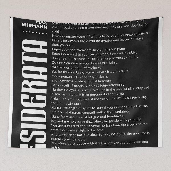 Item preview, Desiderata, Max Ehrmann - Typography Print 12 - Literary Poster designed and sold by Studio Grafiikka.