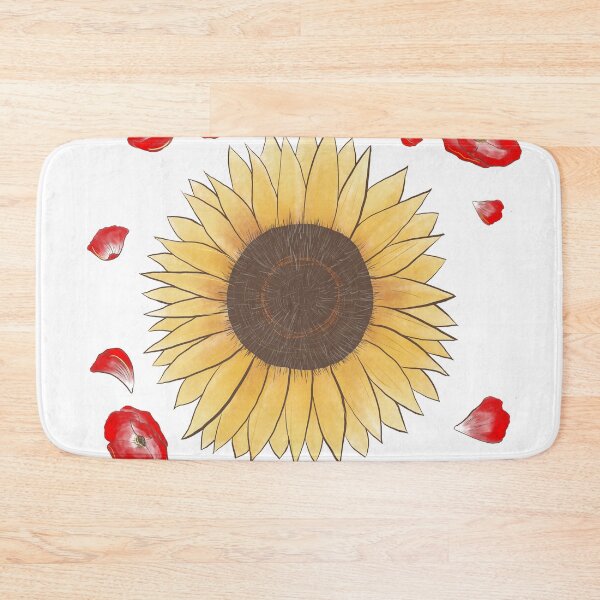 Artikelvorschau, Sonnenblume und Mohn entworfen und verkauft von TessDrawsStuff.