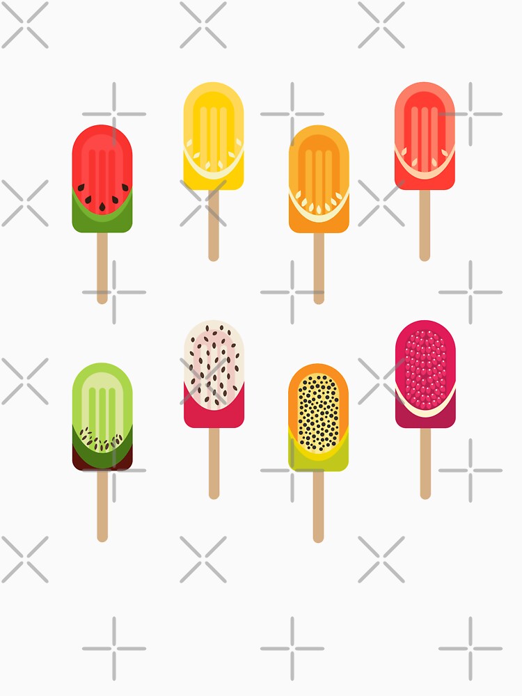 Fruit popsicles - Warm Yellow by PrintablesP