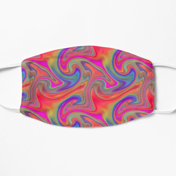 Liquid Rainbow Marble Mask