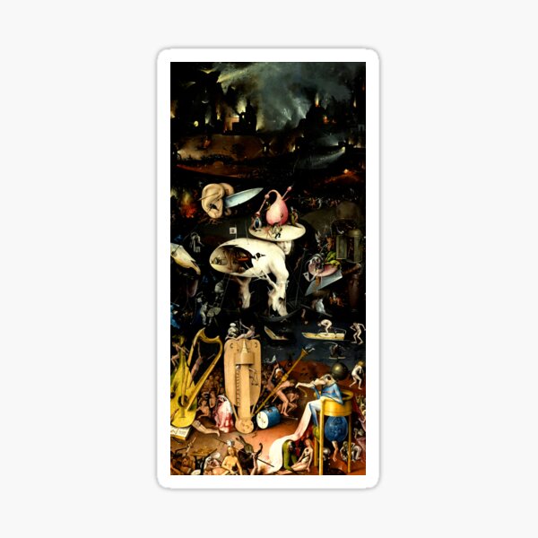 Hieronymus Bosch - Hell Sticker