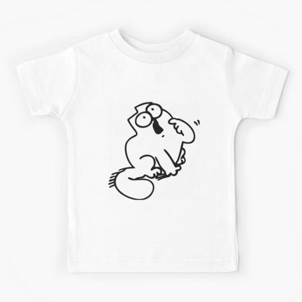 Cats Kids T Shirts Redbubble - simons cat fan shirt roblox