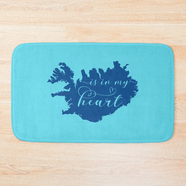 Item preview, Iceland Is In My Heart Map   designed and sold by Celticana.