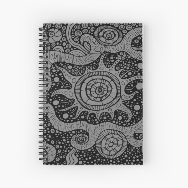 psychedelic eye Spiral Notebook