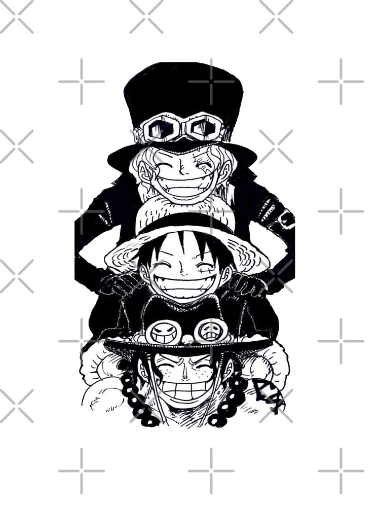 One Piece Ace Sabo And Luffy Kids T Shirt By Xyace Redbubble