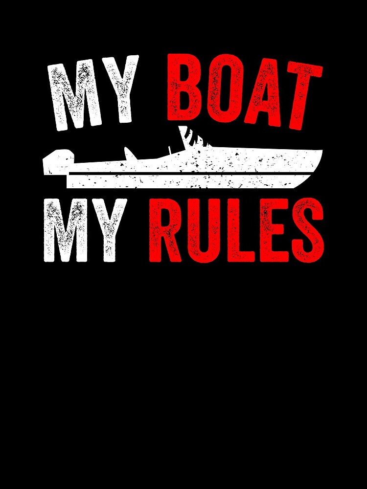 Funny Motorboat Boating Captain Gift by Marcid95