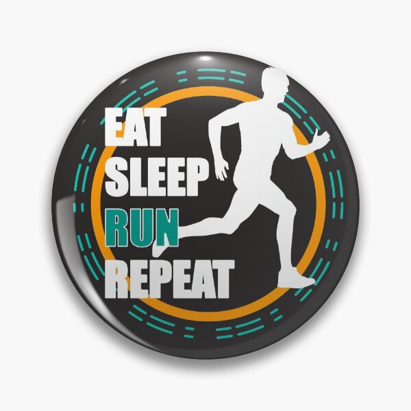 Item preview, Eat sleep run repeat designed and sold by blikonie.