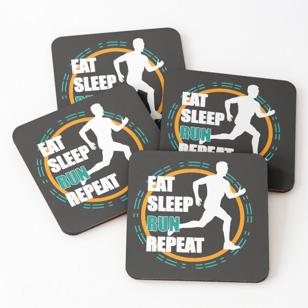 Item preview, Eat sleep run repeat designed and sold by blikonie.