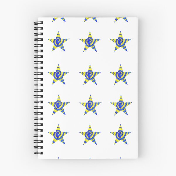 Item preview, Blue and Yellow Tie Dye Stars designed and sold by Isa Daniels.
