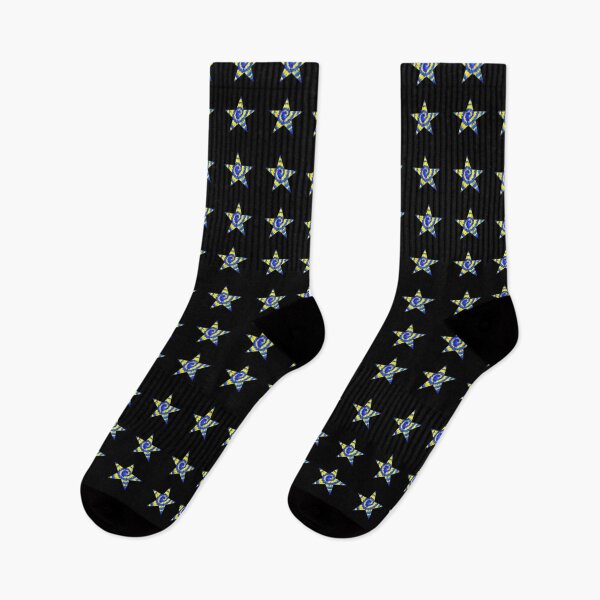 Item preview, Blue and Yellow Tie Dye Stars designed and sold by Isa Daniels.