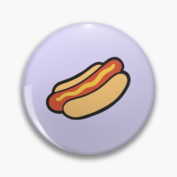 Item preview, Hotdog Pattern on Lilac designed and sold by evannave.