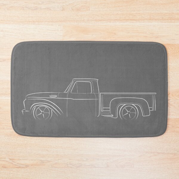 Item preview, 1963 Ford F-100 - profile stencil, white designed and sold by mal-photography.