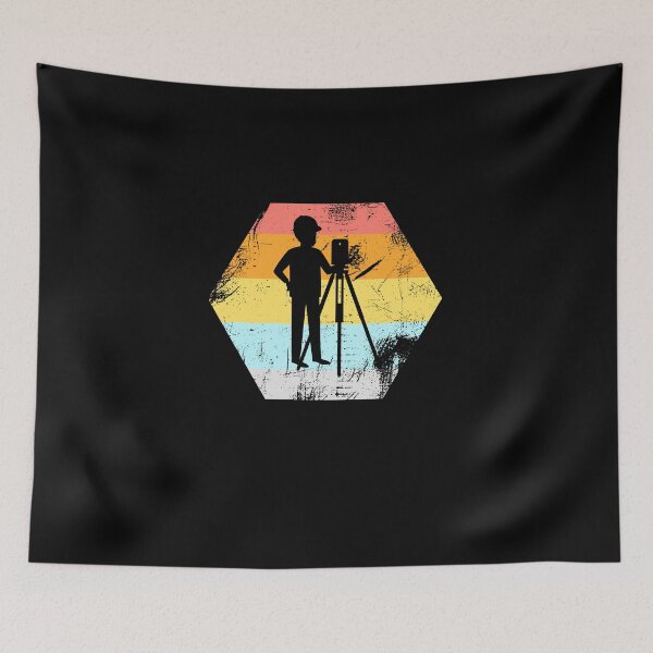 Item preview, Surveyor silhouette - surveyor geologist designed and sold by m-huppmann.