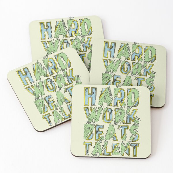 Item preview, Hard Work Beats Talent designed and sold by RitzuPaul.