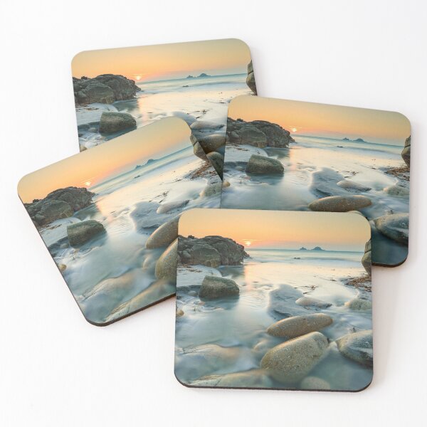 Item preview, Stream at sunset (Porth Nanven) designed and sold by bitm2007.