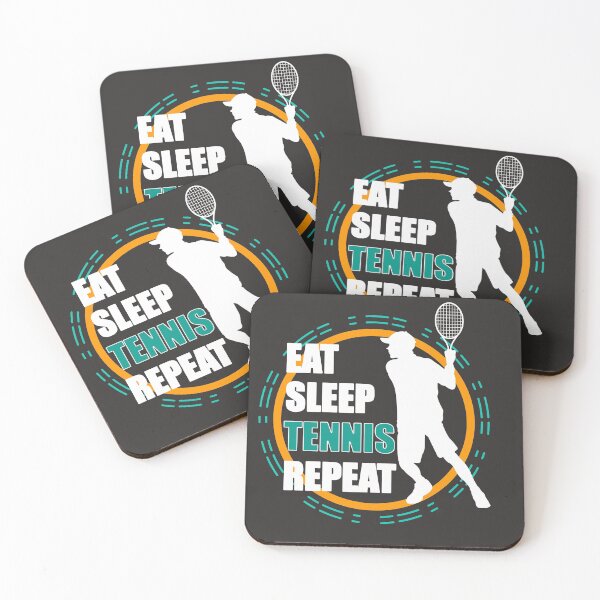 Item preview, Eat sleep tennis repeat designed and sold by blikonie.