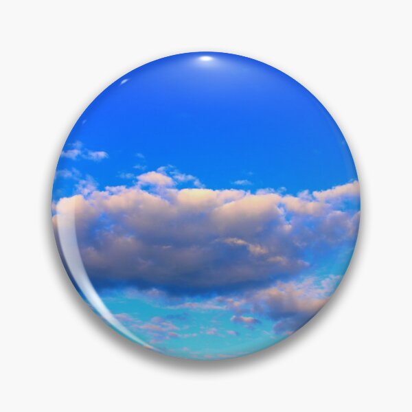 Item preview, Serene blue sky with pink clouds designed and sold by Kristina Drozd.
