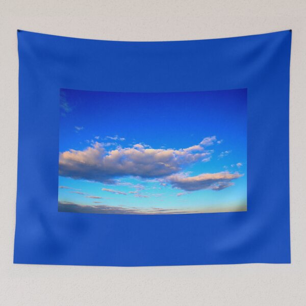 Item preview, Serene blue sky with pink clouds designed and sold by Kristina Drozd.