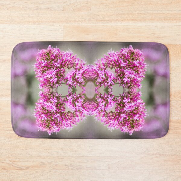 Item preview, Fresh pink Valerian flowers surreal shaped symmetrical kaleidoscope designed and sold by Grégory DUBUS.
