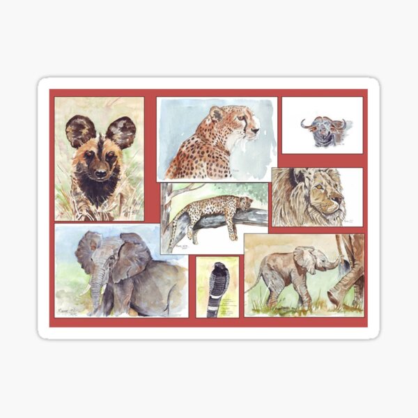 Lodge décor – South African wildlife collection Sticker