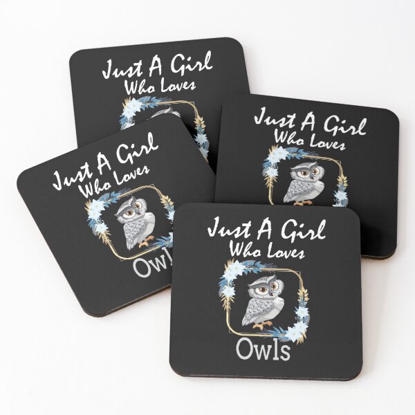 Item preview, Just A Girl Who Loves Owls: Funny Humorous Sayings For Animal Lovers  Gifts Idea designed and sold by cutitoutsir.
