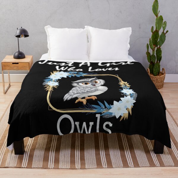 Item preview, Just A Girl Who Loves Owls: Funny Humorous Sayings For Animal Lovers Gifts Idea designed and sold by cutitoutsir.