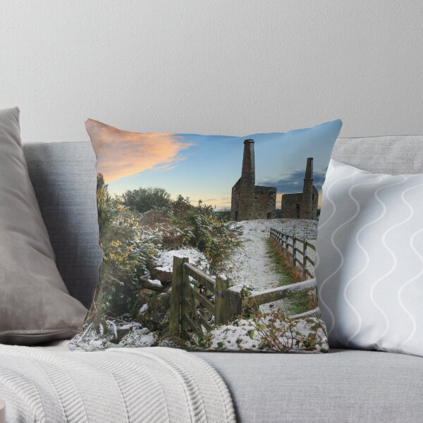 Item preview, Snow at sunset (Wheal Unity Wood Mines) designed and sold by bitm2007.
