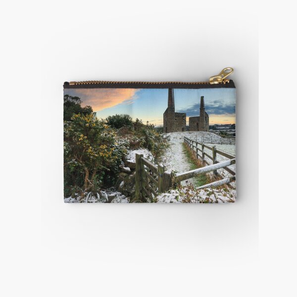 Item preview, Snow at sunset (Wheal Unity Wood Mines) designed and sold by bitm2007.
