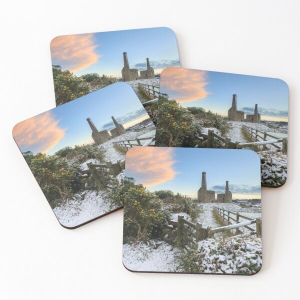 Item preview, Snowy sunset (Wheal Unity Wood Mines) designed and sold by bitm2007.