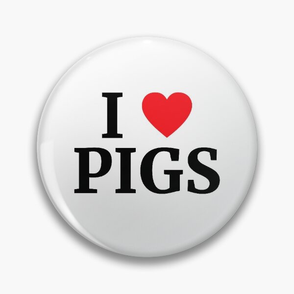 Item preview, I Love Pigs Heart  designed and sold by Vanover Designs.