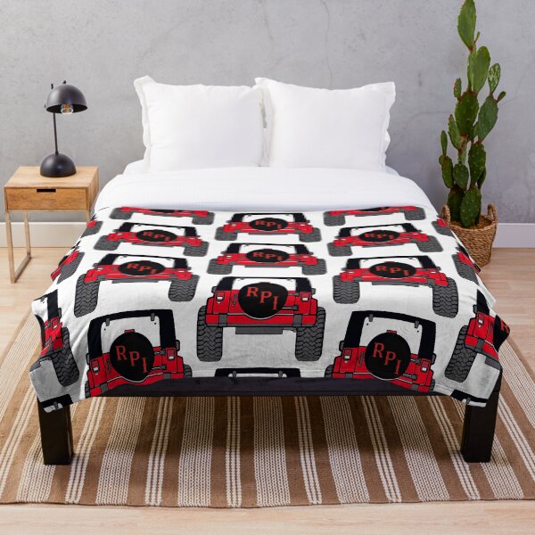 New Jeep Wrangler Throw Blankets Redbubble