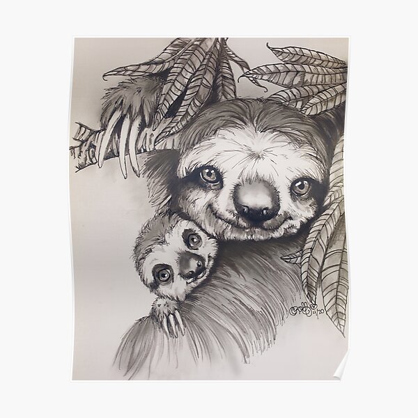 Small Sloth Temporary Tattoo Set  Tattoo Icon  TattooIcon