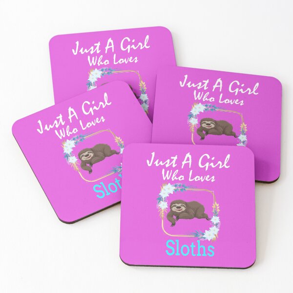 Item preview, Just A Girl Who Loves Sloths: Funny Humorous Sayings For Animal Lovers  Gifts Idea designed and sold by cutitoutsir.