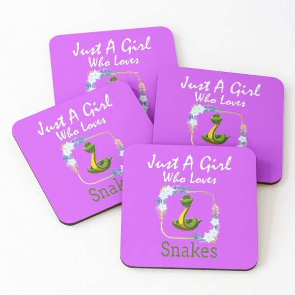 Item preview, Just A Girl Who Loves Snakes: Funny Humorous Sayings For Animal Lovers  Gifts Idea designed and sold by cutitoutsir.