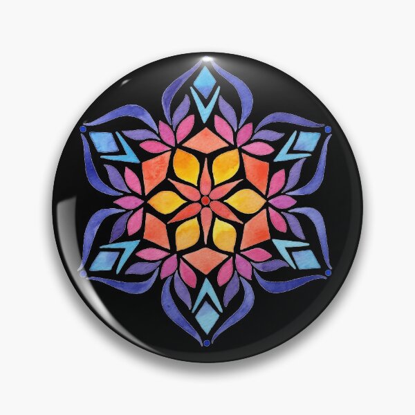 Item preview, Blue and Yellow Snowflake designed and sold by Marie Funseth.