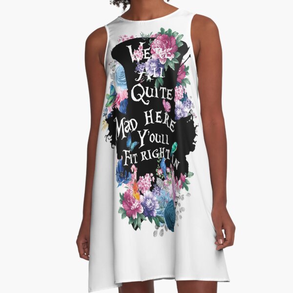 Curiouser and curiouser A-Line Dress