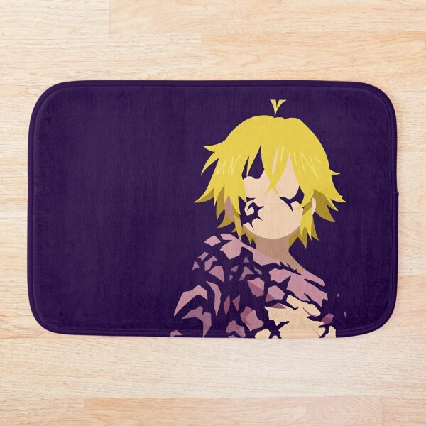 Escanor Bath Mats Redbubble - meliodas demon mark roblox