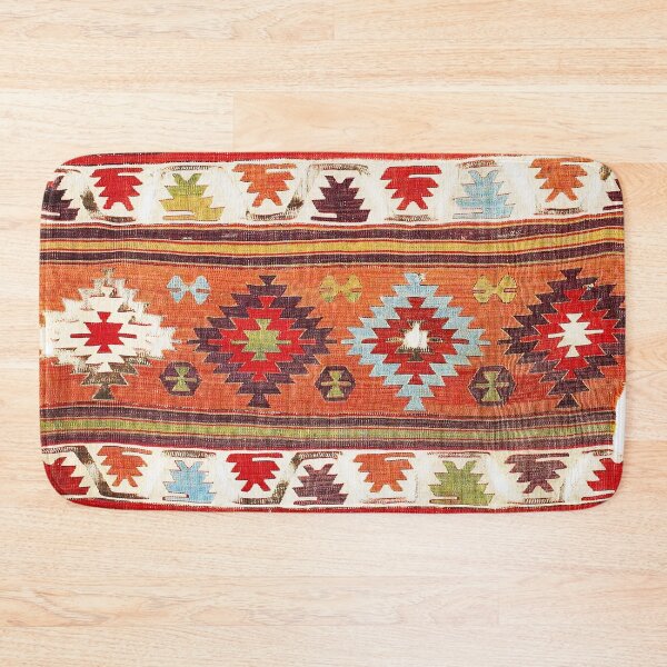 Item preview, Konya Central Anatolian Kilim Print designed and sold by Vicky Brago-Mitchell®.